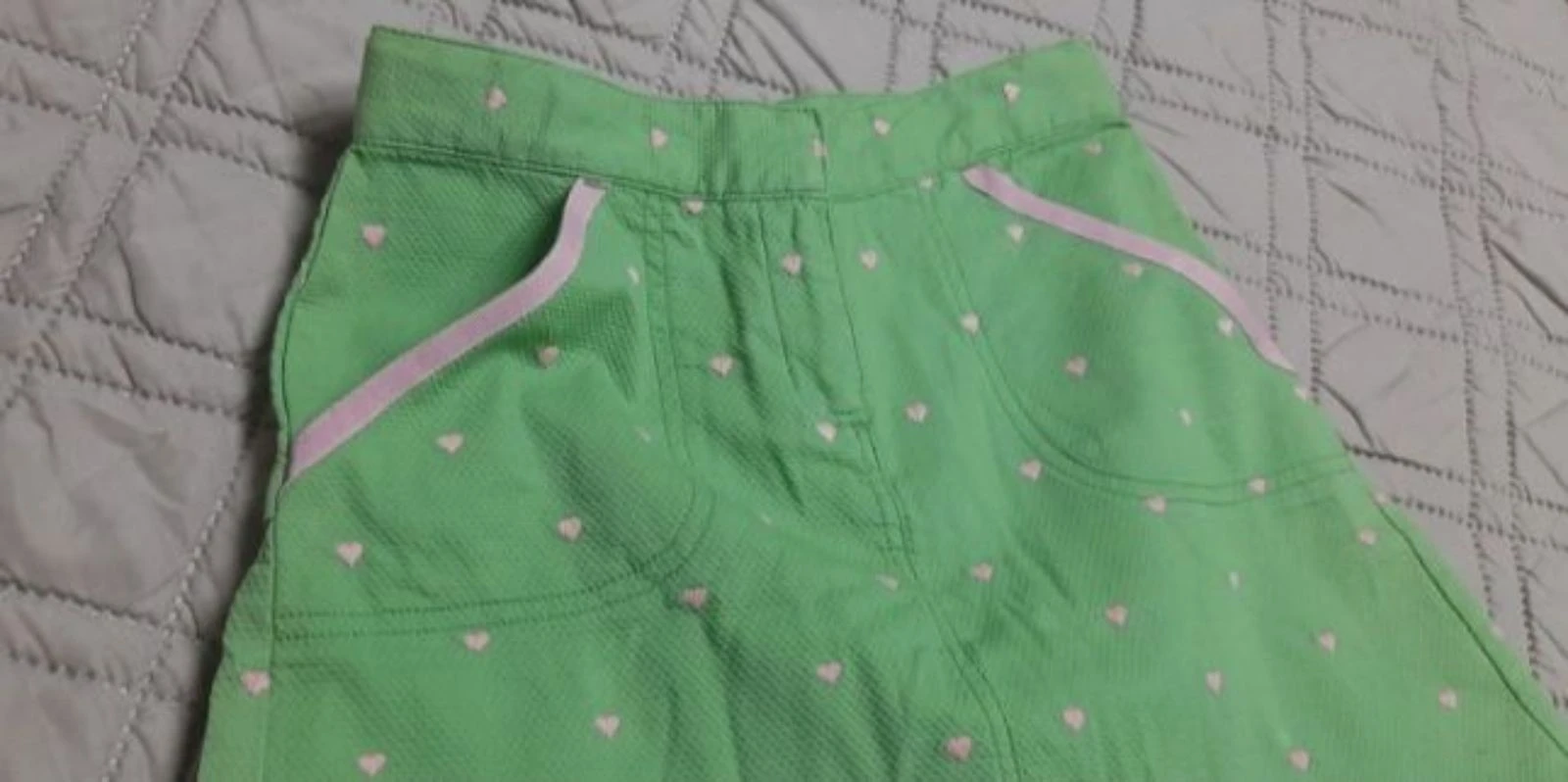 Saia verde com corações - 7 anos - Tik Tak – photo 2
